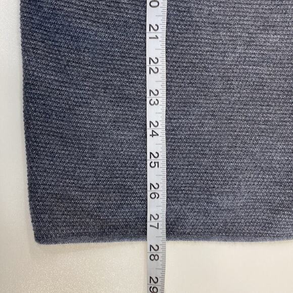 Tahari Waterfall Cardigan Extra Fine Merino Wool Blend Women's Small Gray - Picture 8 of 9